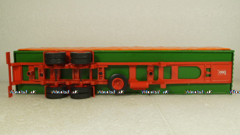 TRAILER FOR TRUCK (прицеп) orange/green, TRL002, IXO 1:43