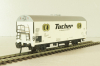 Вагон грузовой, закрытый beer "Tucher", 2--х осный DB, эпоха III, белый, HO, 5026, Fleischmann H0 1:87