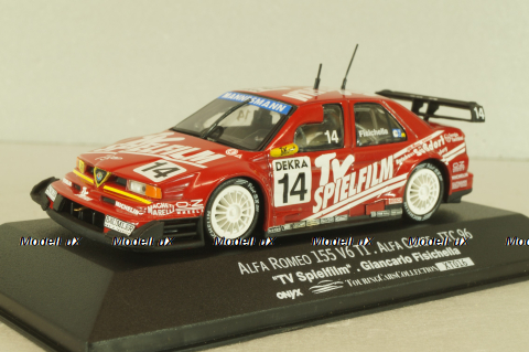 Alfa Romeo 155 V6 TI #14 Alfa corse ITC 1996, G.Fisichella, red, XT016, Onyx 1:43