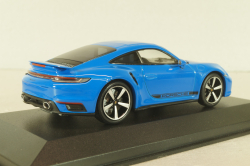 Porsche 911 (992) Turbo S 2020, blue, 410069474, Minichamps 1:43