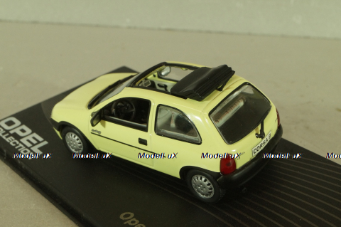 Opel Corsa (B) swing 1993, yellow, OPC021, Altaya  Opel Collection #21 1:43