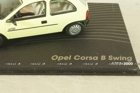 Opel Corsa (B) swing 1993, yellow, OPC021, Altaya  Opel Collection #21 1:43