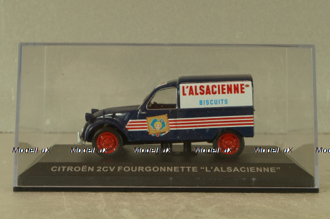 Citroen 2CV Fourgonnette "L'Alsacienne" 1949, blue, Altaya 1:43