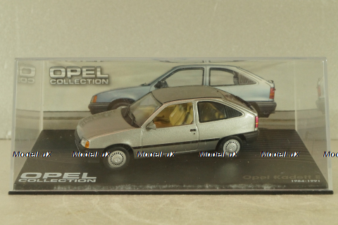 Opel Kadett (E) 1984, silver, OPC014, Altaya  Opel Collection #18 1:43