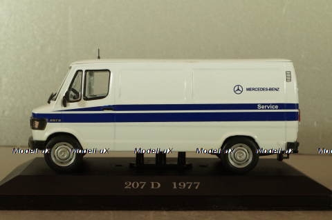 Mercedes-Benz 207D (W601) van 1977, white, MBOMS065, Mercedes-Benz Offizielle Modell-Sammlung #65, Altaya 1:43  Уценка!