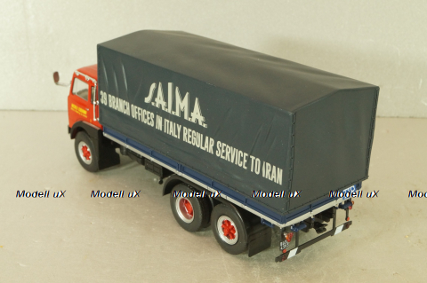 Fiat 683 N "SAiMA" 1966, red/blue, Camion D'epoca #77, 1:43