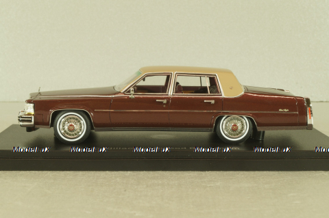 Cadillac Fleetwood Brougham 1991, maroon/beige, 43358, NEO 1:43
