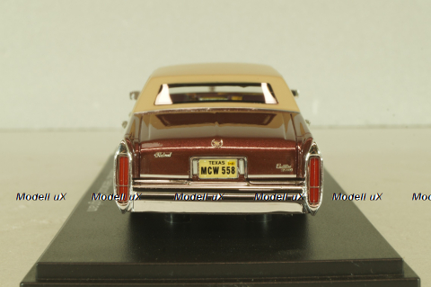 Cadillac Fleetwood Brougham 1991, maroon/beige, 43358, NEO 1:43