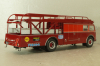 Fiat 642 RN2 Bartoletti racing car transporter 1957, red, Camion D'epoca #76, 1:43