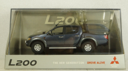 Mitsubishi L200, blue, Vitesse 1:43