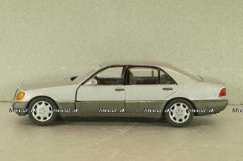 Mercedes-Benz 600 SEL (W140) 1991, silver, 1261, Schabak 1:43