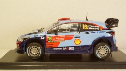 Hyundai i20 WRC, No.16, WRC, Rally Portugal D.Sordo/C.Del Barrio, Hachette 1:24