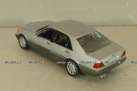 Mercedes-Benz 600 SEL (W140) 1991, silver, 1261, Schabak 1:43