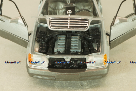 Mercedes-Benz 600 SEL (W140) 1991, silver, 1261, Schabak 1:43