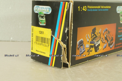 Mercedes-Benz 600 SEL (W140) 1991, silver, 1261, Schabak 1:43