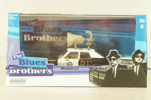 Dodge Monaco 1974, Blursmobile from movie "Blues Brothers" 1980, 86423, Greenlight 1:43