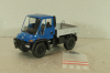Mercedes Unimog U400, blue/silver, фурнитура в комплекте, B66000384, (#465) NZG 1:43