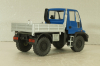 Mercedes Unimog U400, blue/silver, фурнитура в комплекте, B66000384, (#465) NZG 1:43