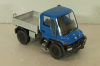 Mercedes Unimog U400, blue/silver, фурнитура в комплекте, B66000384, (#465) NZG 1:43