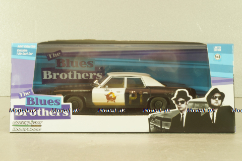 Dodge Monaco 1974, Blursmobile from movie "Blues Brothers" 1980, 86421, Greenlight 1:43