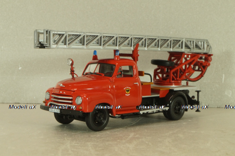 Opel Blitz 1.75t Feuerwehr drehleiter Sinsheim DL18, 439051070, Minichamps 1:43