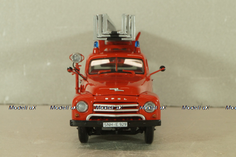 Opel Blitz 1.75t Feuerwehr drehleiter Sinsheim DL18, 439051070, Minichamps 1:43