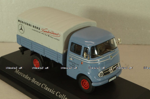 Mercedes-Benz L319 truck "Daimler-Benz AG" 1955, blue, B66045854, NZG 1:43
