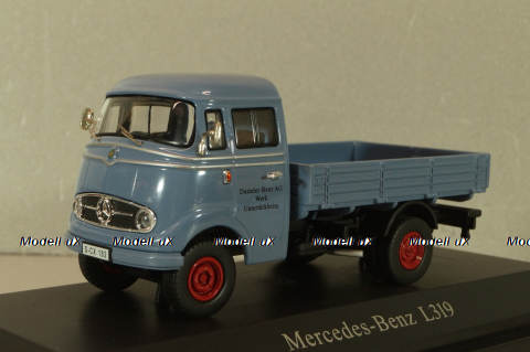 Mercedes-Benz L319 truck "Daimler-Benz AG" 1955, blue, B66045854, NZG 1:43