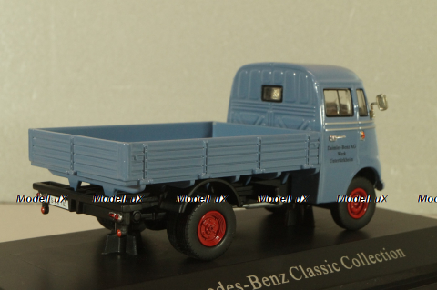 Mercedes-Benz L319 truck "Daimler-Benz AG" 1955, blue, B66045854, NZG 1:43