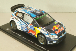 Volkswagen Polo R WRC #2, Winner Rally Guanajuato Mexico 2016, Latvala/Anttila, WRC Collection, Hachette #64, 1:24