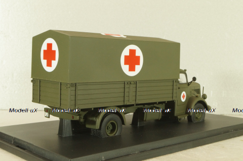 Mercedes-Benz L6600 medical truck 1950, khaki,  03013, Schuco 1:43 