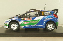 Ford Fiesta RS WRC #3 Rally Wales GB 2012, Latvala/Anttila, G113U019, WRC Collection #63, Hachette 1:24