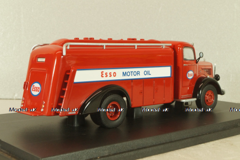 Mercedes L 6600 fuel tanker "ESSO" 1951, red, 02418, Schuco 1:43