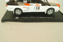 Audi Quattro #14 Rally Sanremo 1981, Mouton/Pons, G113U021, Hachette 1:24