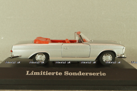 Mercedes-Benz 280 SE 3,5 Cabriolet (W111) 1961, silver, 4333, Faller 1:43