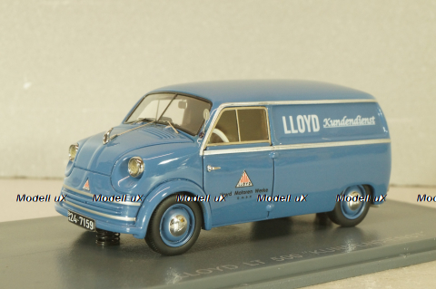 Lloyd LT500 Customer Service Kundendienst 1955, blue,  43874, NEO 1:43