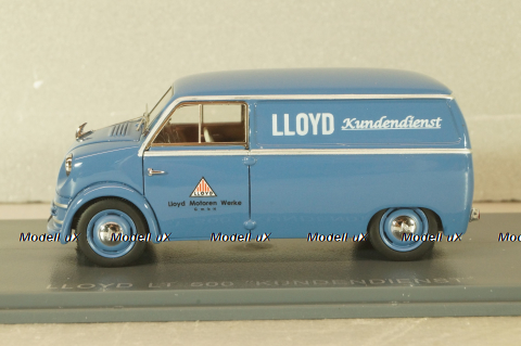 Lloyd LT500 Customer Service Kundendienst 1955, blue,  43874, NEO 1:43