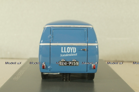 Lloyd LT500 Customer Service Kundendienst 1955, blue,  43874, NEO 1:43