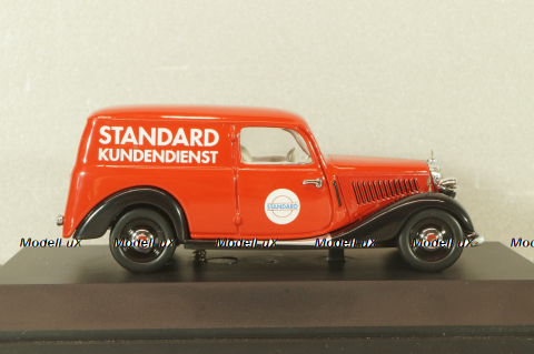 Mercedes-Benz 170V Covered wagon (W136) "Standard" 1946, red, 77183, Schuco 1:43 