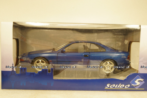 BMW 850 (E31) CSI Coupe 1990 blue, 1807002, Solido 1:18