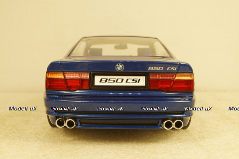 BMW 850 (E31) CSI Coupe 1990 blue, 1807002, Solido 1:18
