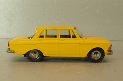 Москвич-412 А2, 2 зажима, желтый,Тантал/Радон 1:43