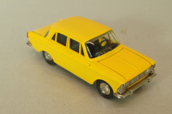 Москвич-412 А2, 2 зажима, желтый,Тантал/Радон 1:43