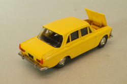Москвич-412 А2, 2 зажима, желтый,Тантал/Радон 1:43