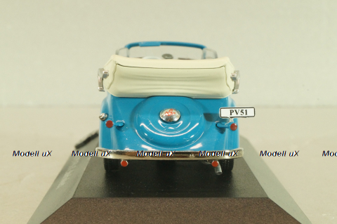 Volvo PV51 Cabriolet 1937, blue, 8506063, Atlas Volvo Collection, 1:43