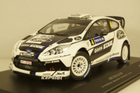 Ford Fiesta RS WRC Ford World Rallye Team Rallye Finland 2012 Solberg / Patterson, 151120804, Minichamps 1:18