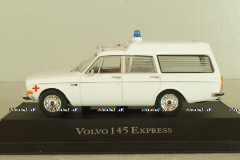 Volvo 145 Express Ambulance 1969, 7495007, Atlas Ambulance Cars Collection 1:43