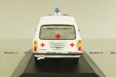 Volvo 145 Express Ambulance 1969, 7495007, Atlas Ambulance Cars Collection 1:43