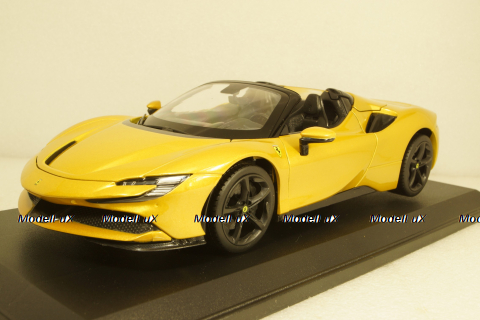 Ferrari SF90 Stradale Hybrid Spider 1000hp OPEN 2020, BU16016YE , Burago 1:18