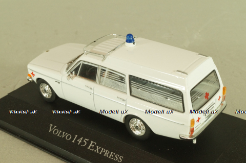 Volvo 145 Express Ambulance 1969, 7495007, Atlas Ambulance Cars Collection 1:43